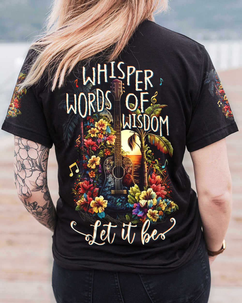 WHISPER WORDS OF WISDOM TROPICAL GUITAR ALL OVER PRINT - TLTW2504231