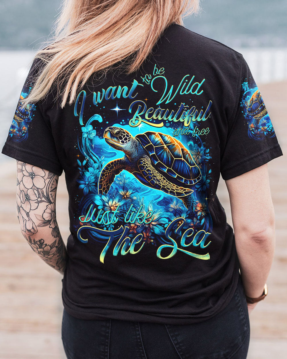 JUST LIKE THE SEA ALL OVER PRINT - TYTM2205233