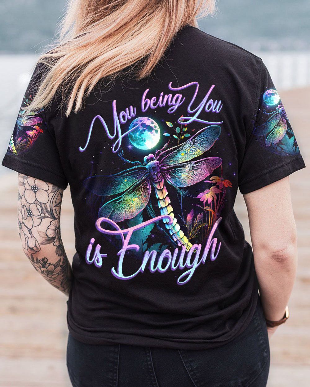 YOU BEING YOU IS ENOUGH ALL OVER PRINT - TYTD2004232