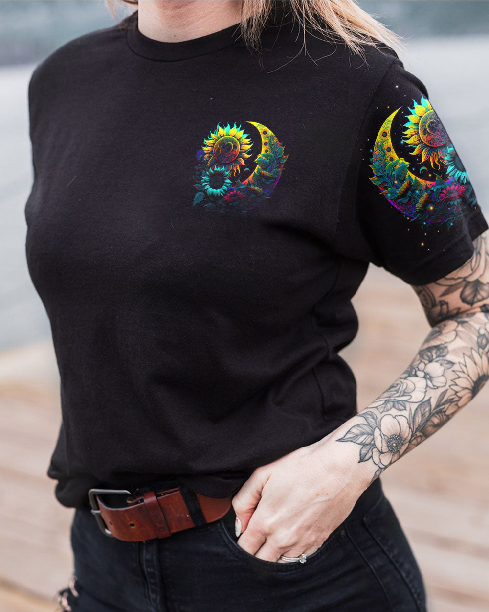 BLOOM WITH GRACE SUNFLOWER ALL OVER PRINT - TLTR2704233