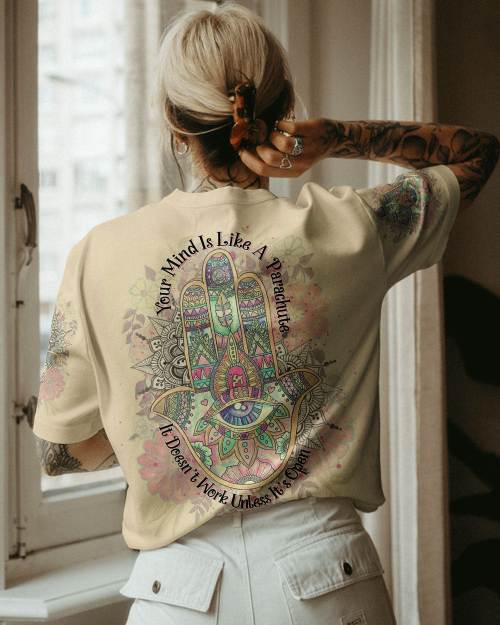 YOUR MIND IS LIKE A PARACHUTE ALL OVER PRINT - YHHG2604231
