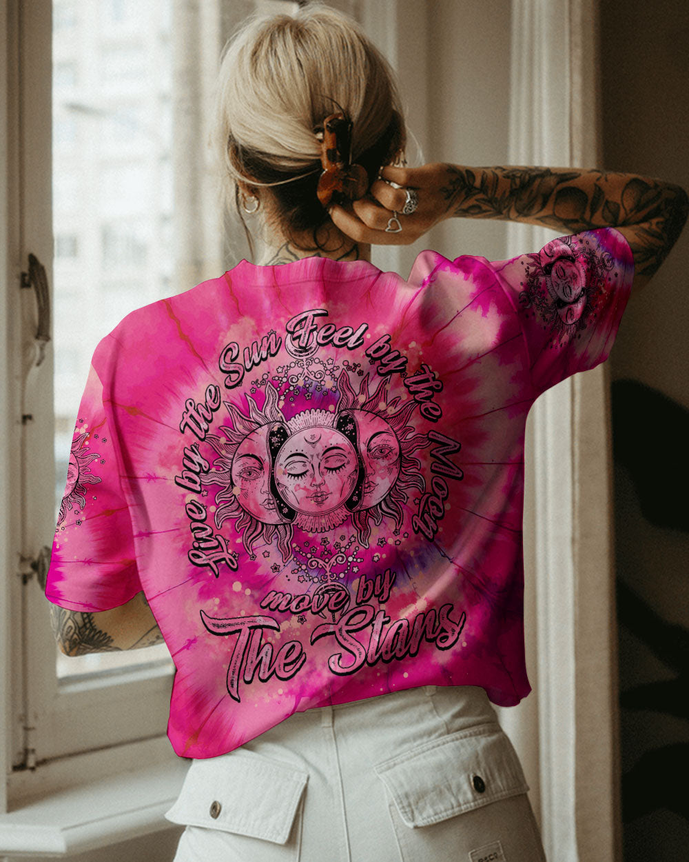 LIVE BY THE SUN PINK TIE DYE ALL OVER PRINT - TYTM0805231