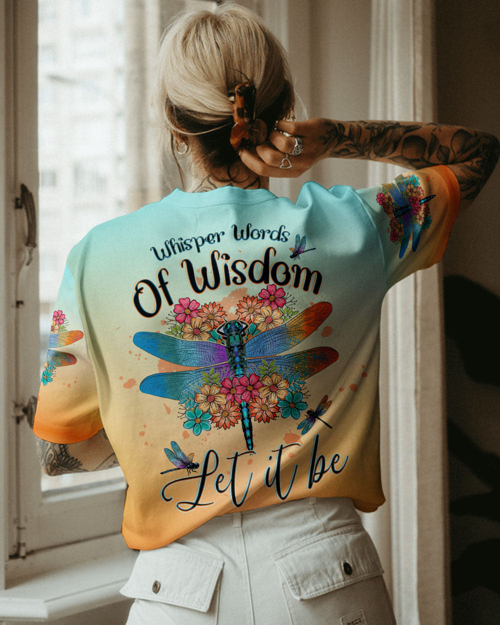 WHISPER WORDS OF WISDOM DRAGONFLY ALL OVER PRINT - TLTW2205234