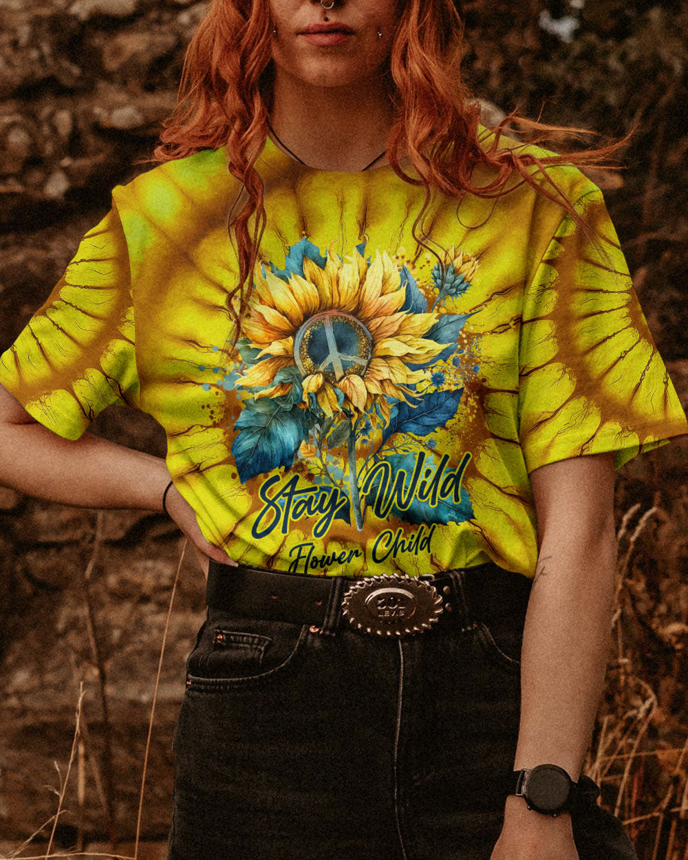 STAY WILD FLOWER CHILD ALL OVER PRINT - TYTD05042