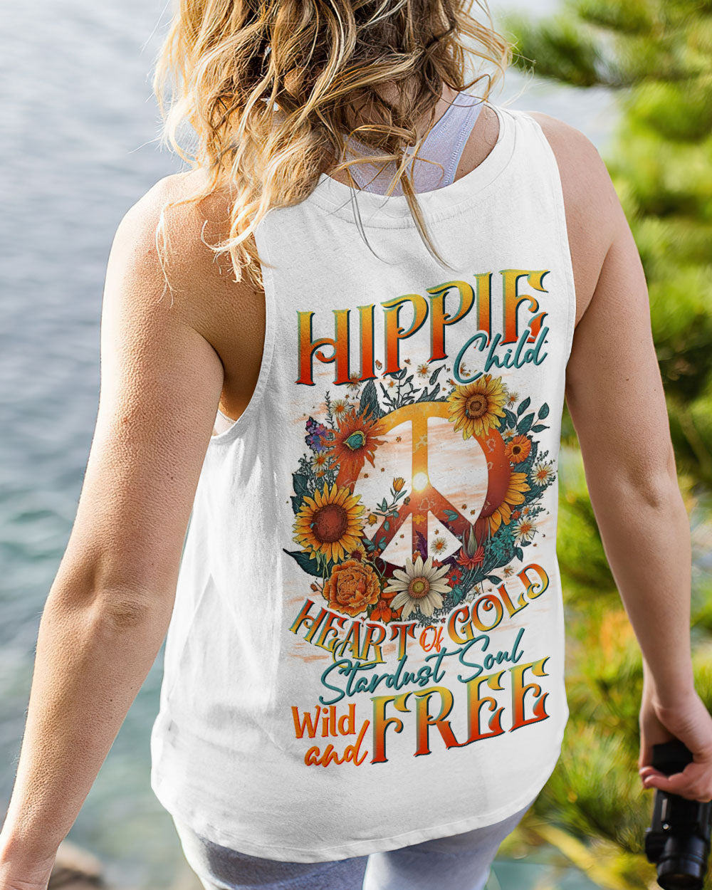 HIPPIE CHILD HEART OF GOLD ALL OVER PRINT - TLTR0805232