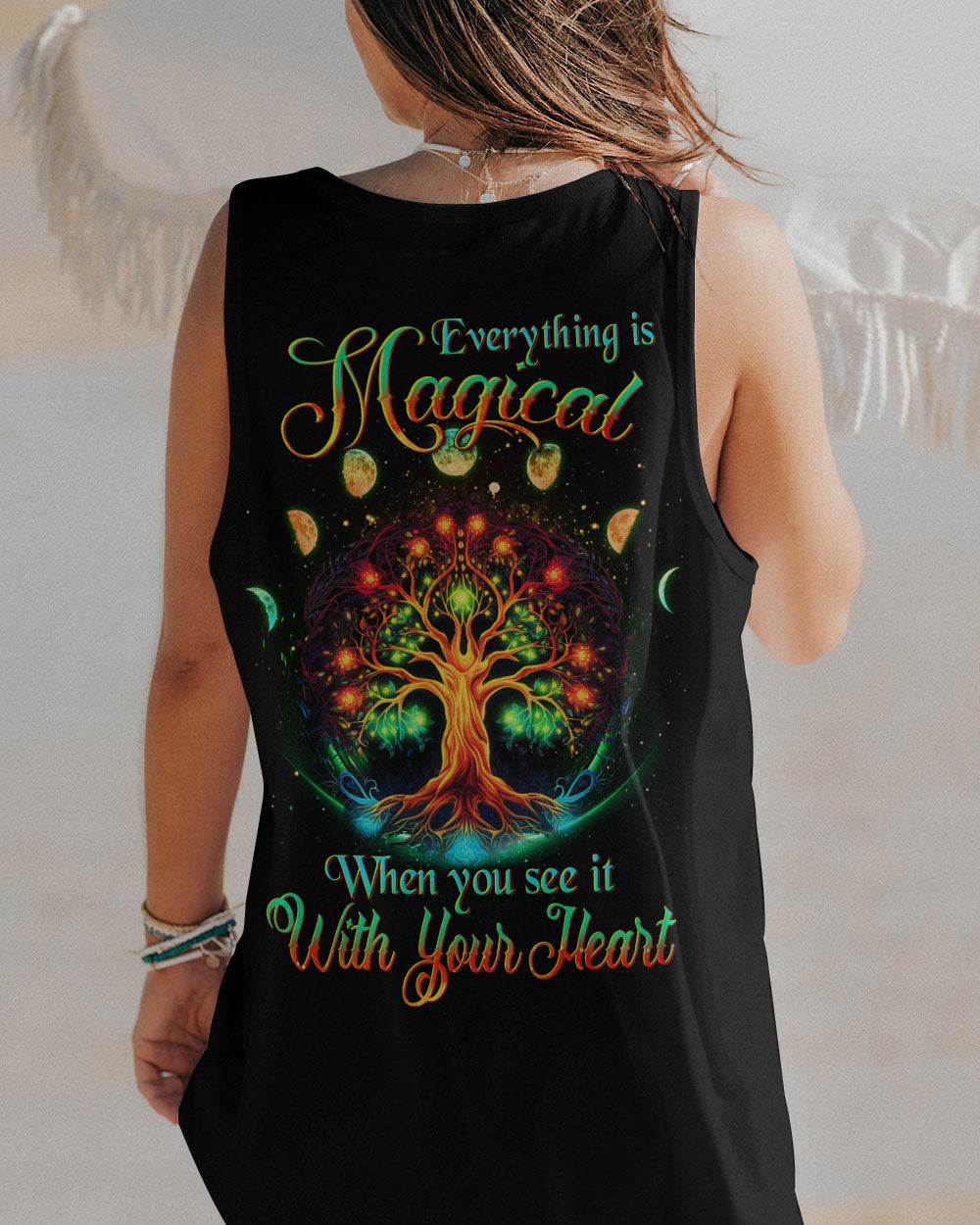 EVERYTHING IS MAGICAL WHEN YOU SEE IT TREE OF LIFE MOON ALL OVER PRINT - YHDU1005233