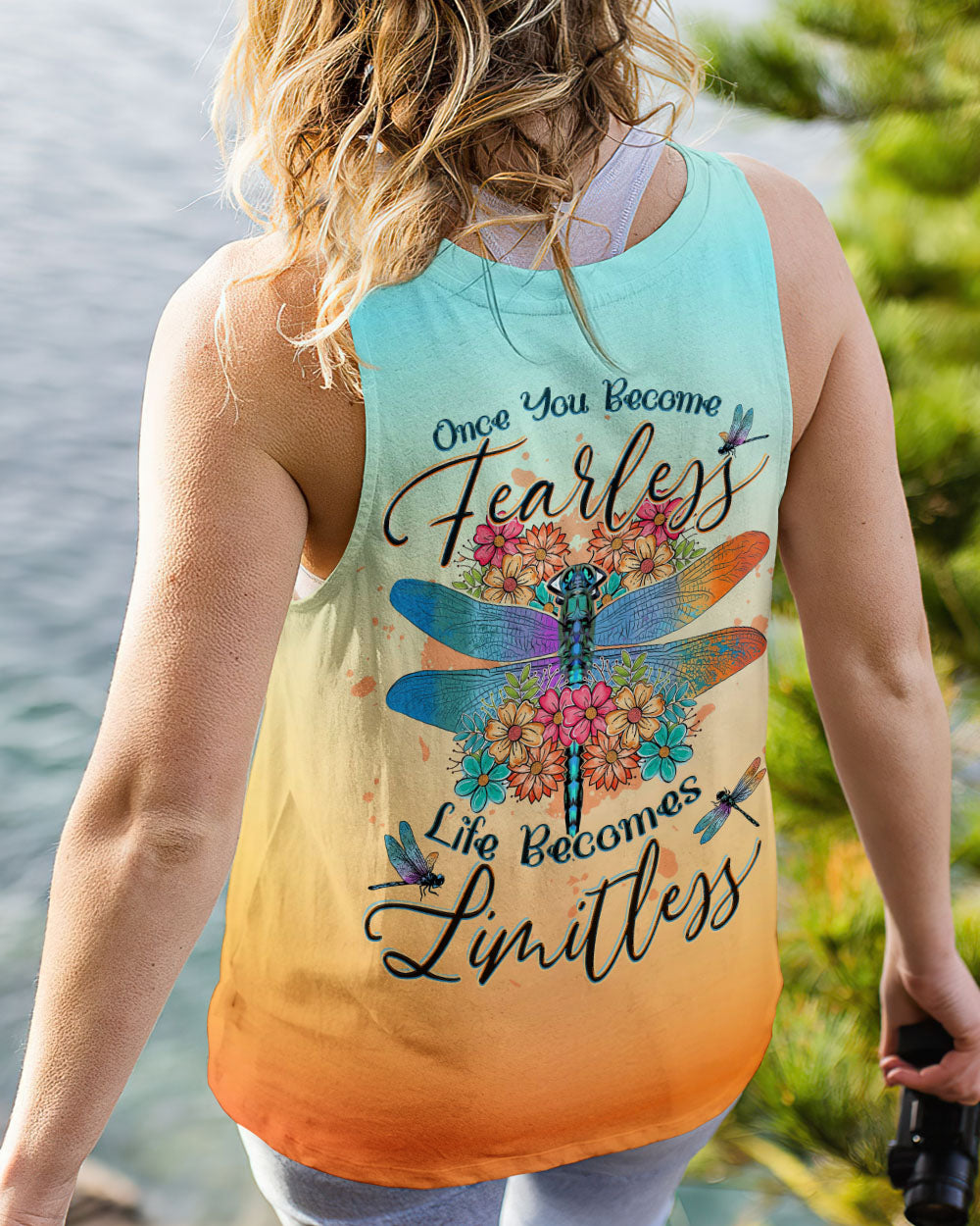 ONCE YOU BECOME FEARLESS DRAGONFLY ALL OVER PRINT - TLTW1205231