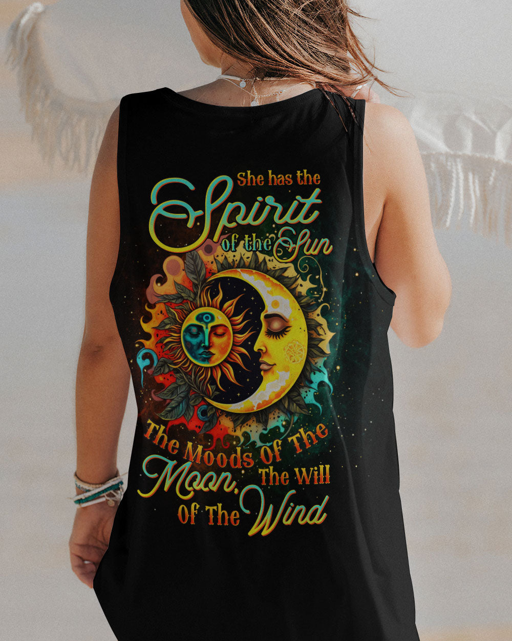 SHE HAS THE SPIRIT OF THE SUN ALL OVER PRINT - YHDU0805233