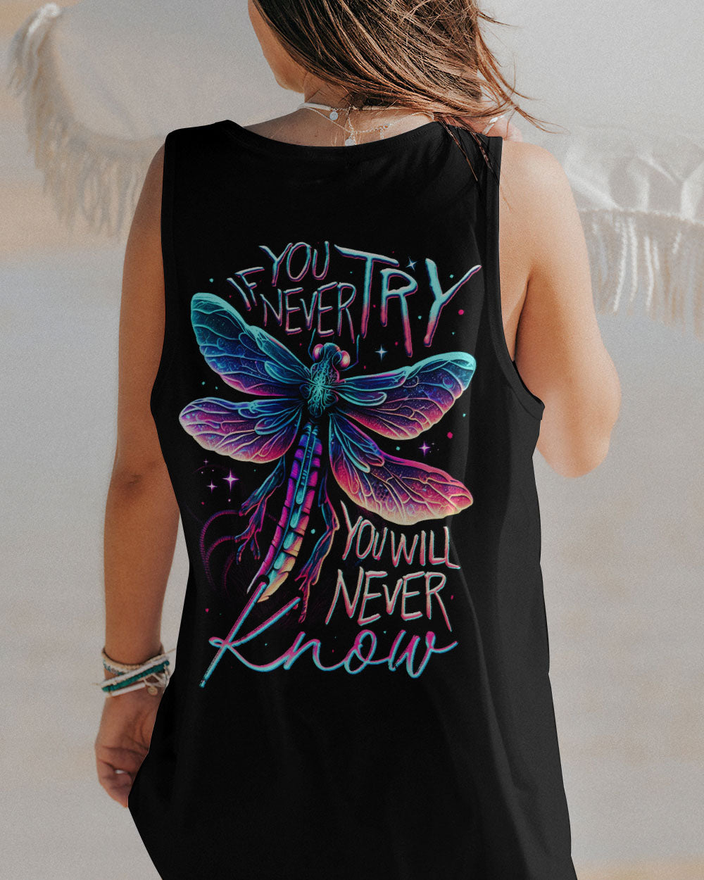IF YOU NEVER TRY YOU WILL NEVER KNOW ALL OVER PRINT - TY1904233
