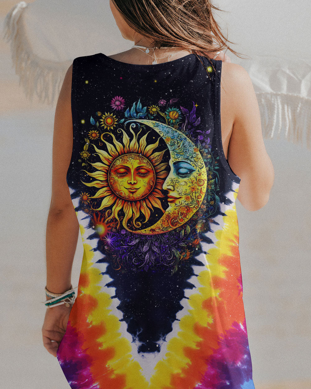 SUN AND MOON TIE DYE ALL OVER PRINT - TYTM1005232