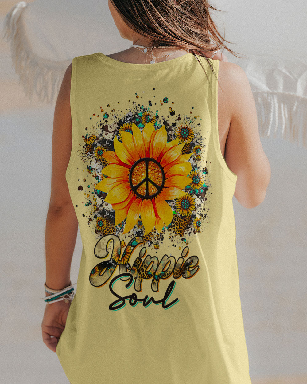 HIPPIE SOUL SUNFLOWER ALL OVER PRINT - TLTR1904231