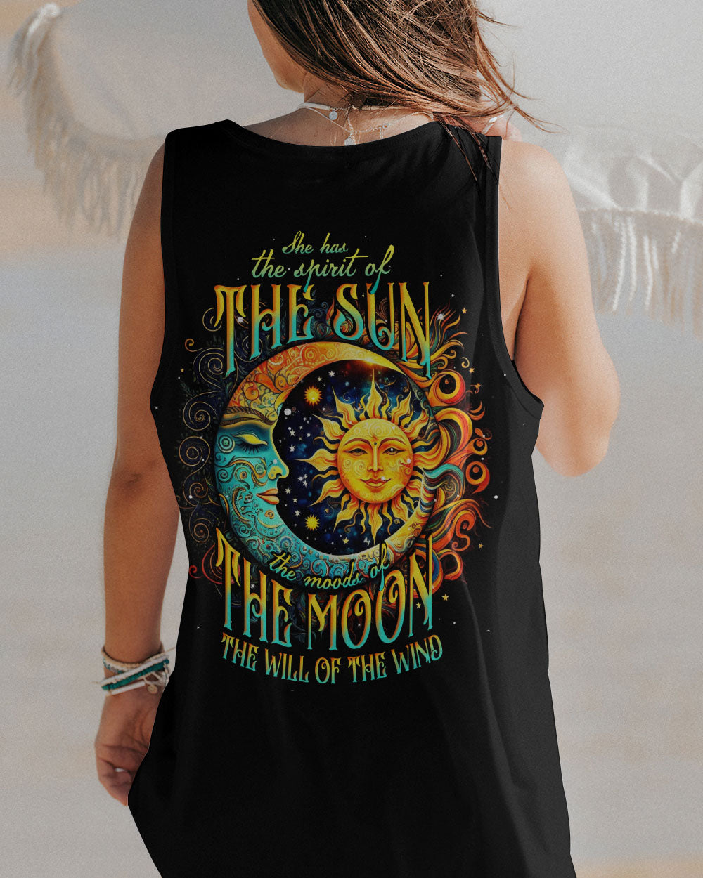 SHE HAS THE SPIRIT OF THE SUN ALL OVER PRINT - TLNT0805232
