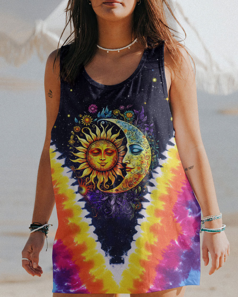 SUN AND MOON TIE DYE ALL OVER PRINT - TYTM1005232