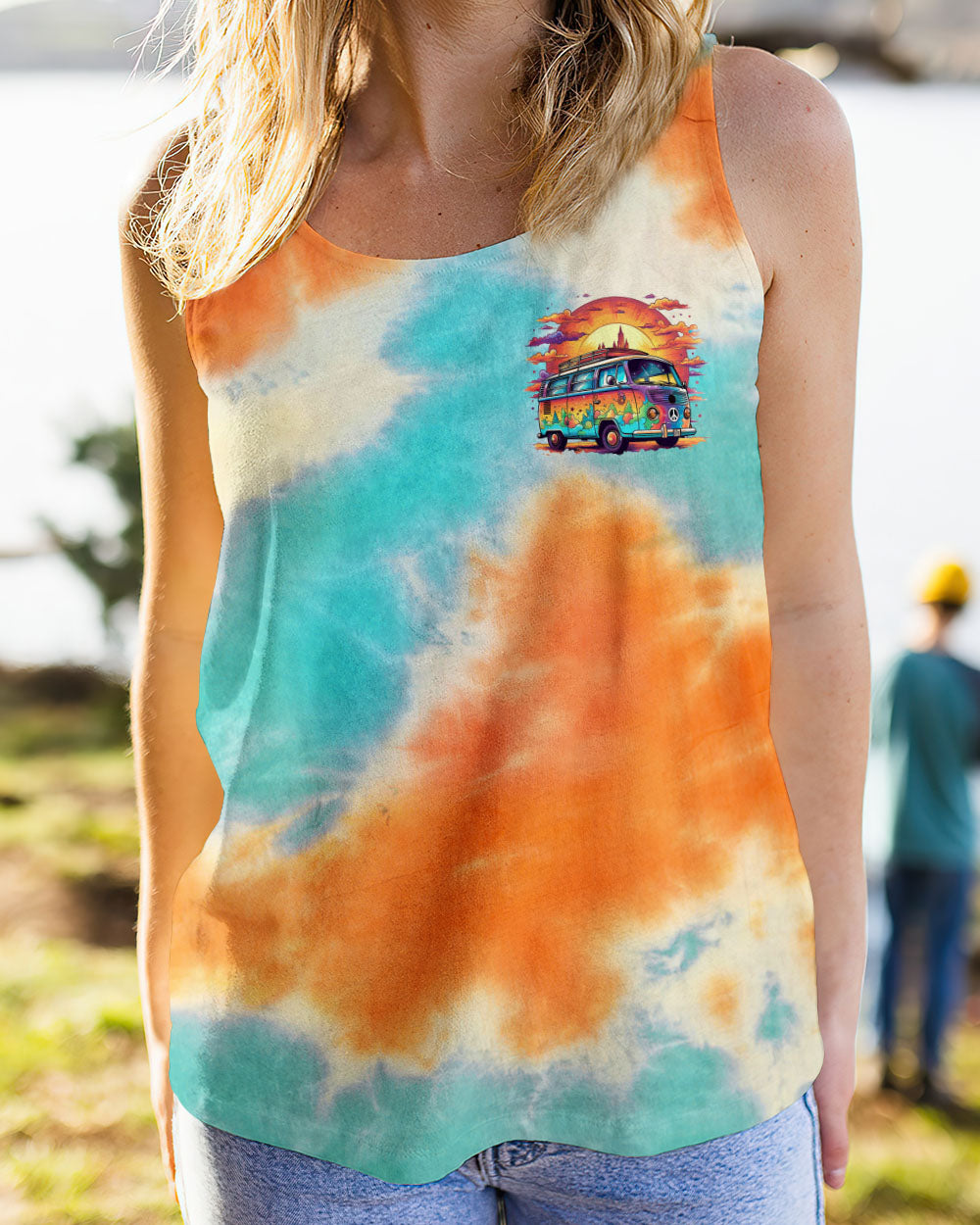 DON'T WORRY BE HIPPIE TIE DYE ALL OVER PRINT - TLTR2205232
