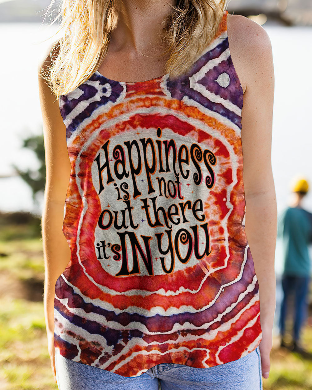 HAPPINESS IS IN YOU TIE DYE ALL OVER PRINT - TYTM1205232