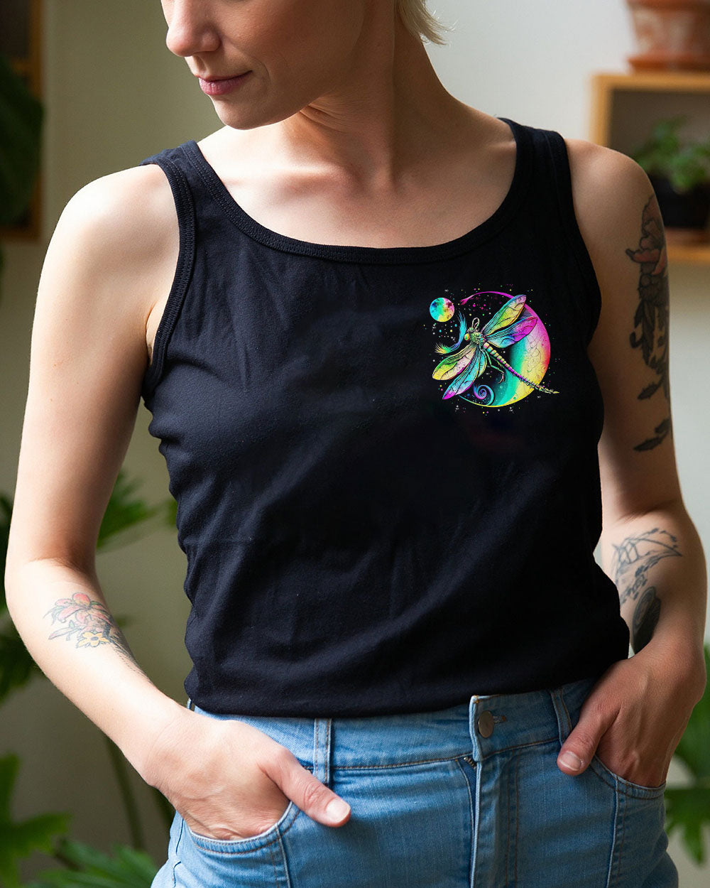 THE MOON SEES YOUR SOUL DRAGONFLY ALL OVER PRINT - TLNT2404233