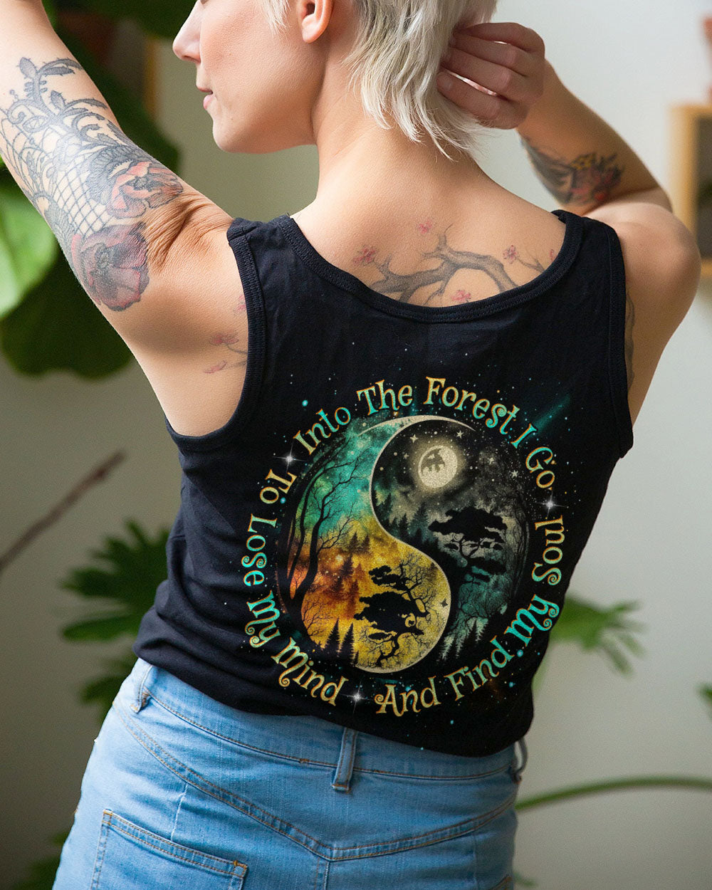INTO THE FOREST I GO YINYANG ALL OVER PRINT - TLTR1904233