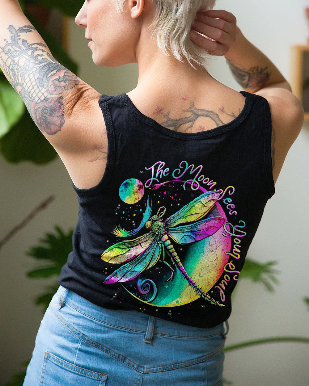 THE MOON SEES YOUR SOUL DRAGONFLY ALL OVER PRINT - TLNT2404233