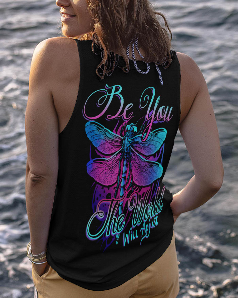 BE YOU THE WORLD WILL ADJUST ALL OVER PRINT - TYTD1904232