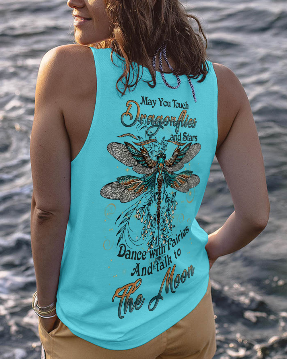 MAY YOU TOUCH DRAGONFLIES AND STARS ALL OVER PRINT - YHLN0405233