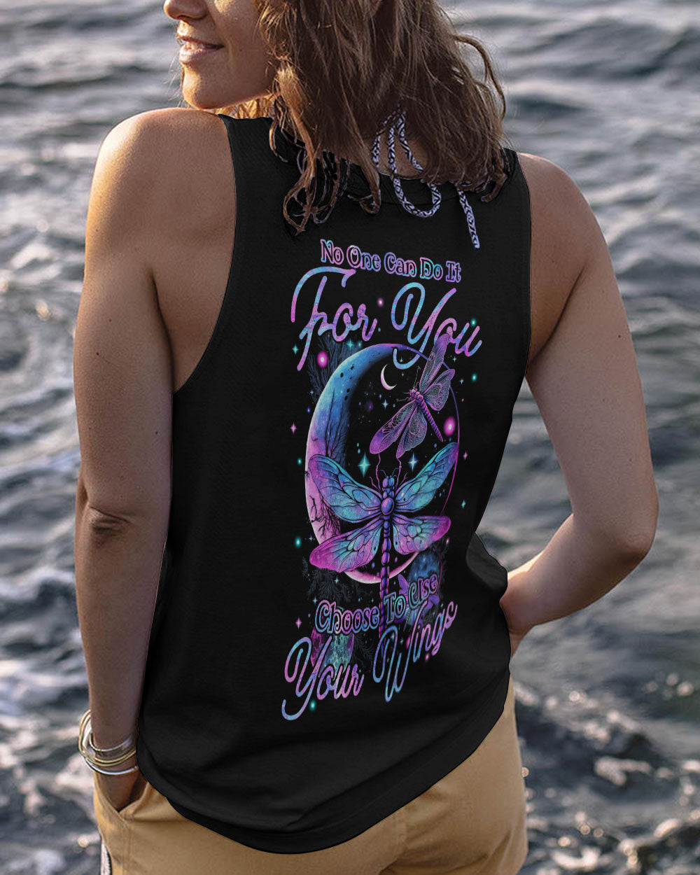 CHOOSE TO USE YOUR WINGS DRAGONFLY ALL OVER PRINT - TYTM0304233