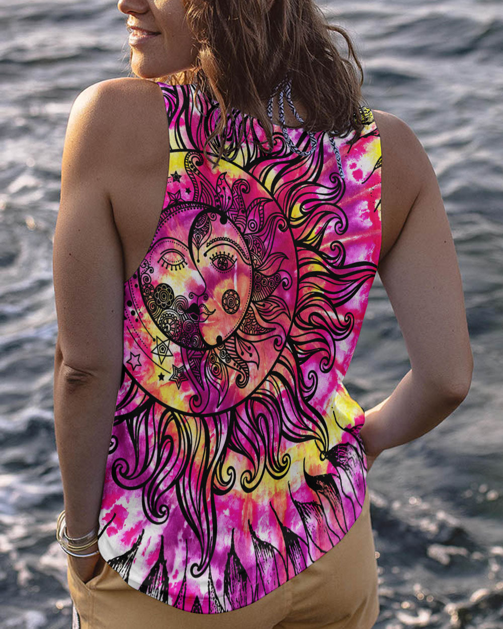 SUN AND MOON TIE DYE ALL OVER PRINT - TY1404238