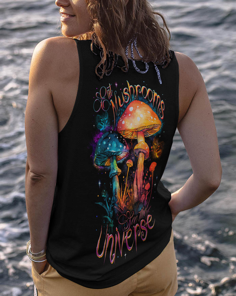 EAT MUSHROOMS SEE THE UNIVERSE ALL OVER PRINT - TY0304234