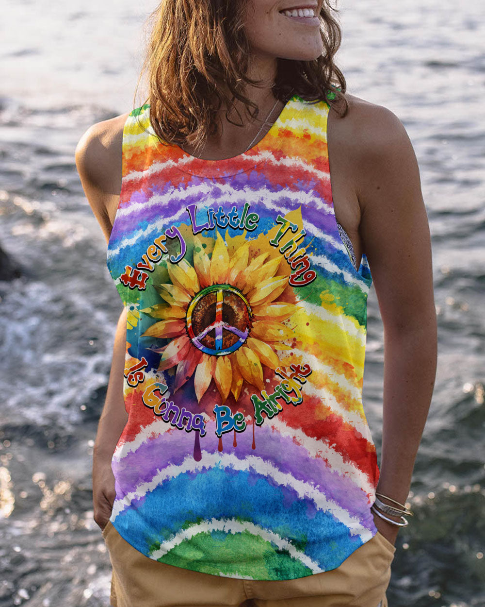 EVERY LITTLE THING IS GONNA BE ALRIGHT RAINBOW ALL OVER PRINT - TYTM2003233