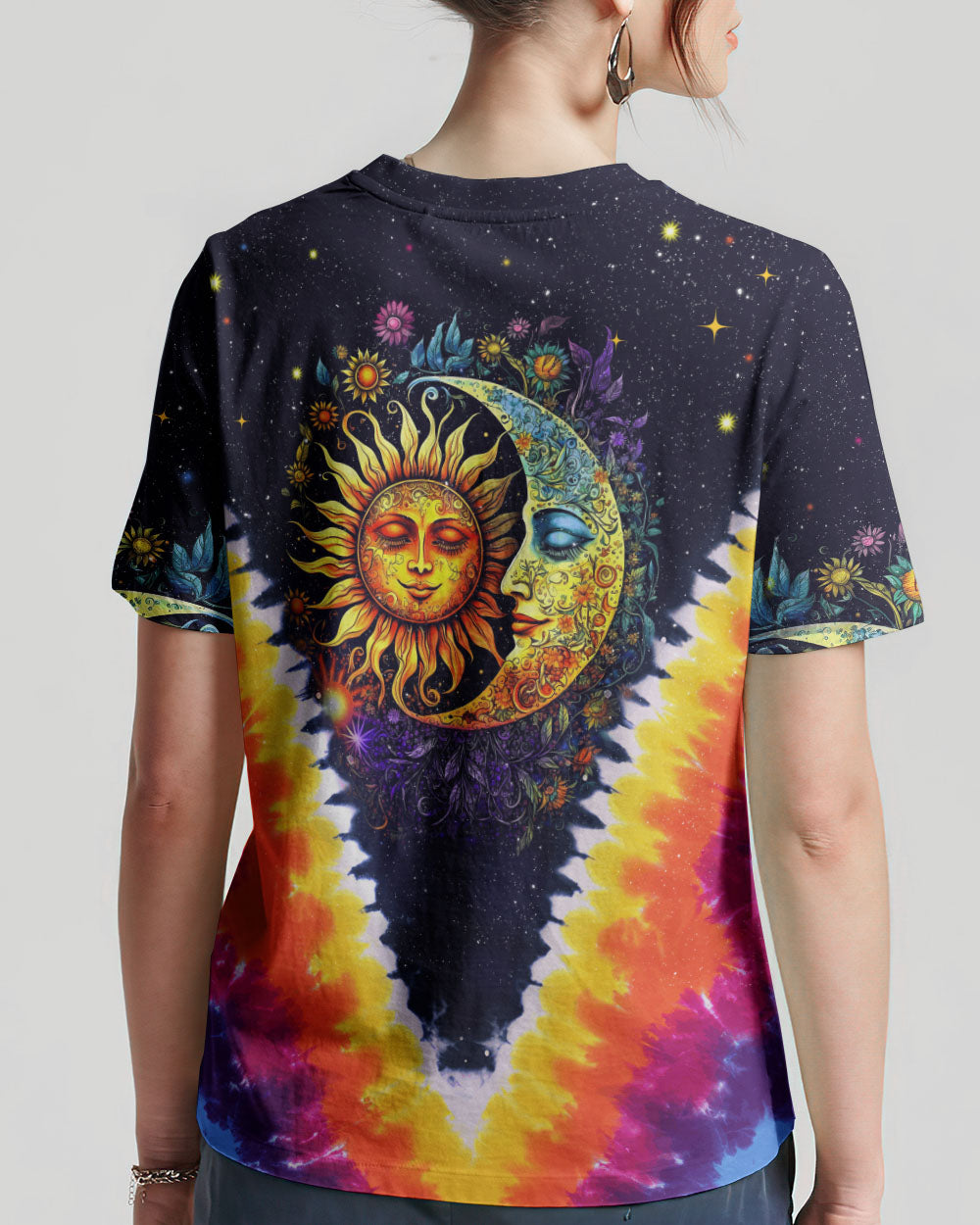 SUN AND MOON TIE DYE ALL OVER PRINT - TYTM1005232