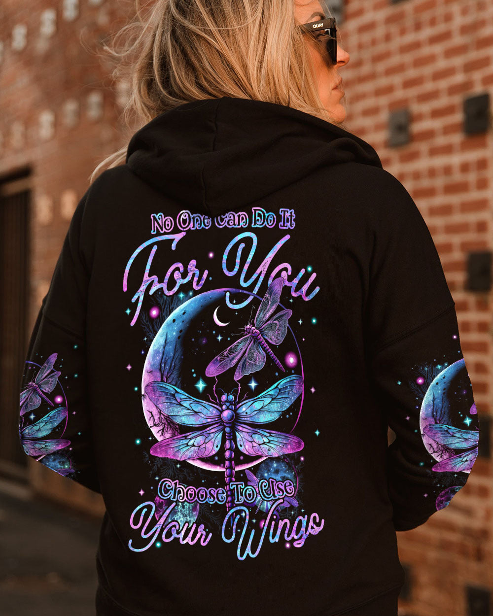 CHOOSE TO USE YOUR WINGS DRAGONFLY ALL OVER PRINT - TYTM0304233