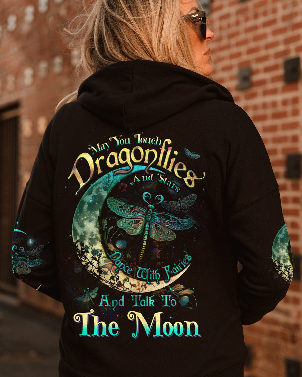 MAY YOU TOUCH DRAGONFLIES AND STARS ALL OVER PRINT - TLTW0905235