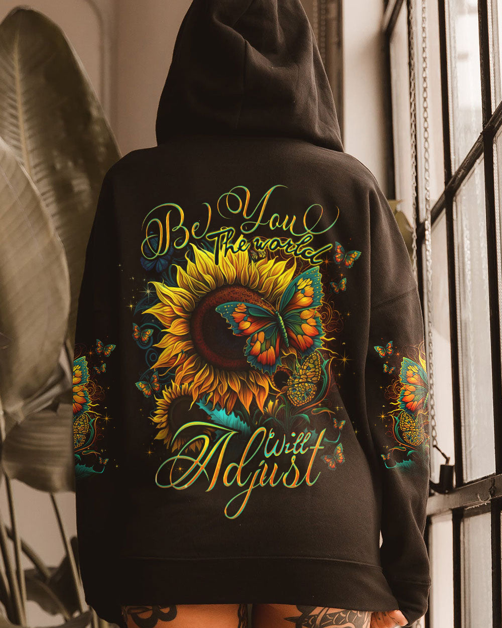 BE YOU THE WORLD WILL ADJUST ALL OVER PRINT - TLNO0905237
