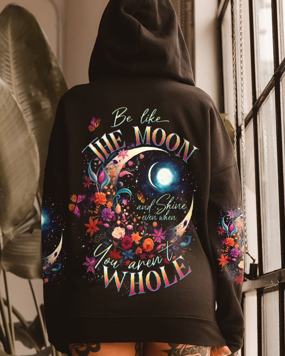 BE LIKE THE MOON FLOWERS ALL OVER PRINT - TLTW1305234
