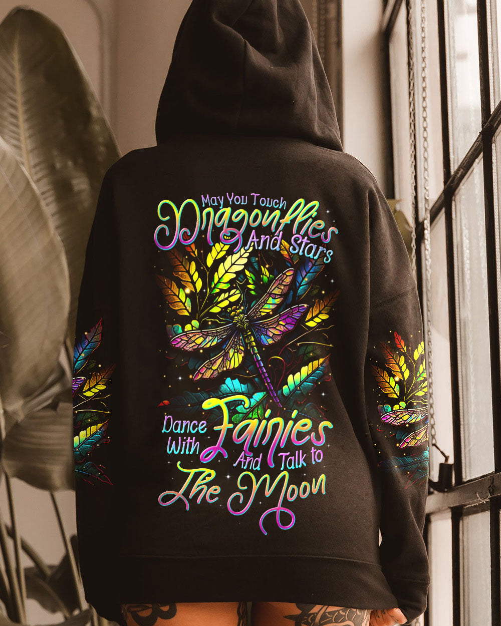 MAY YOU TOUCH DRAGONFLIES AND STARS ALL OVER PRINT - TLTR1505231
