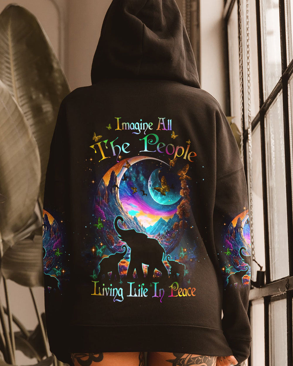 IMAGINE ALL THE PEOPLE LIVING LIFE IN PEACE ALL OVER PRINT - YHDU2403231