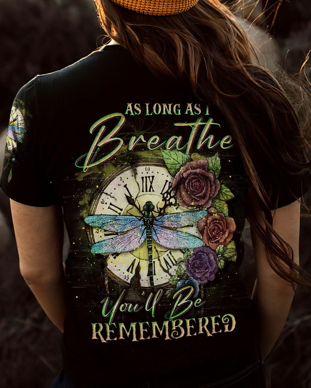 AS LONG AS I BREATHE YOU'LL BE REMEMBER ALL OVER PRINT - YHDU2704233