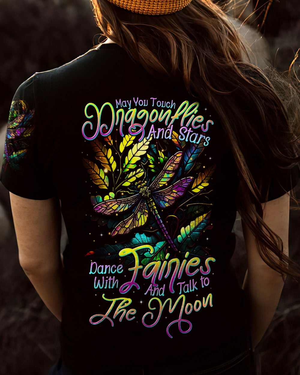 MAY YOU TOUCH DRAGONFLIES AND STARS ALL OVER PRINT - TLTR1505231