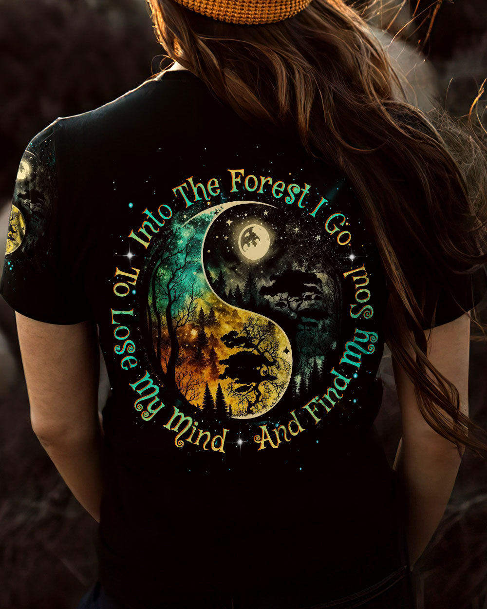 INTO THE FOREST I GO YINYANG ALL OVER PRINT - TLTR1904233