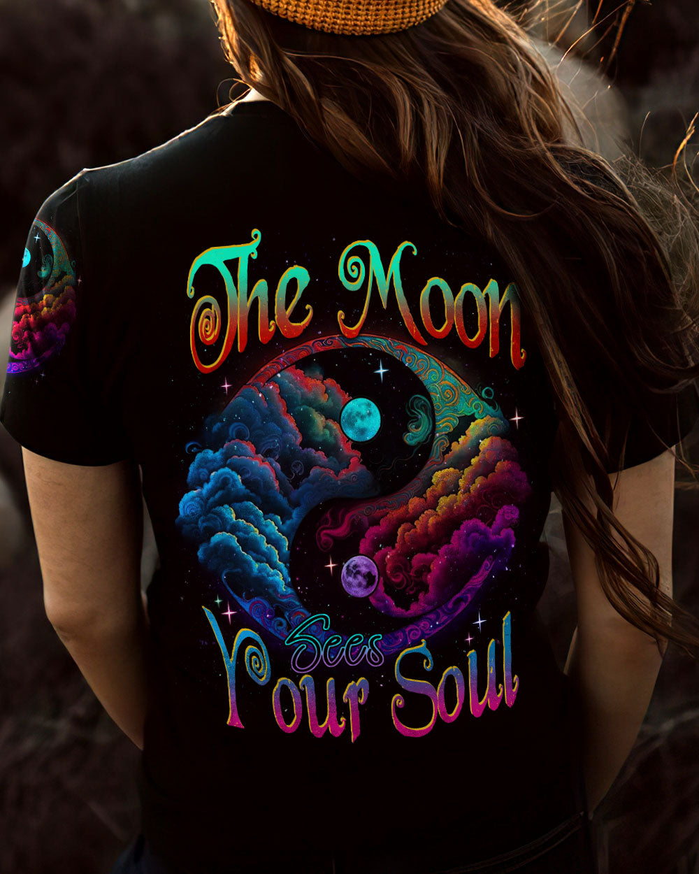 THE MOON SEES YOUR SOUL COLORFUL ALL OVER PRINT - TLNZ2404231
