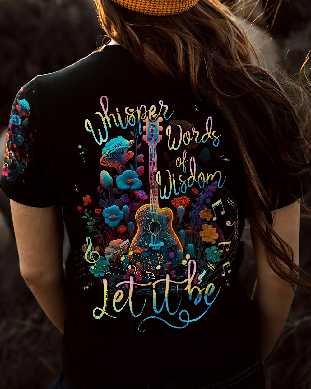 WHISPER WORDS OF WISDOM NEON GUITAR ALL OVER PRINT - TLNT1904231
