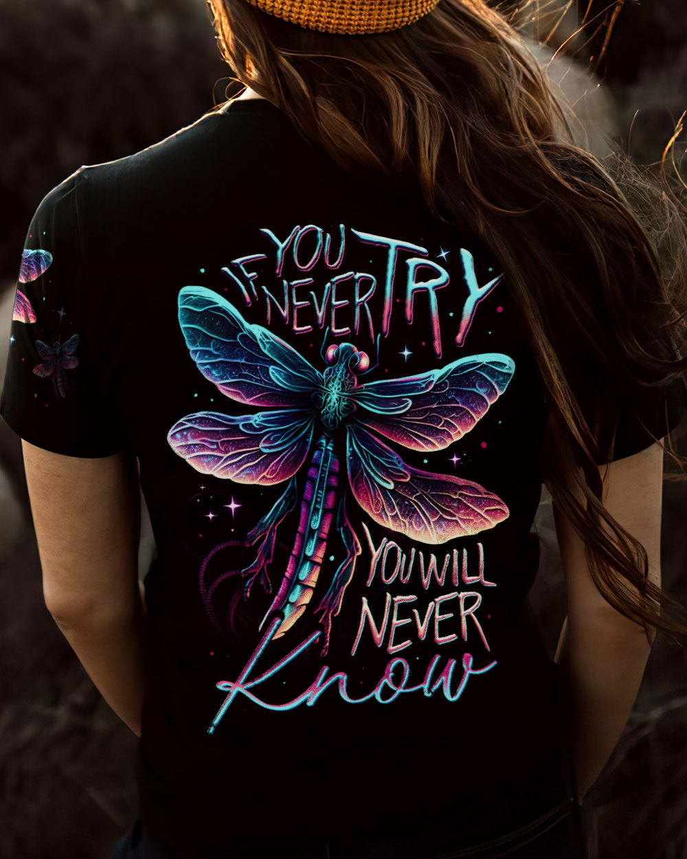 IF YOU NEVER TRY YOU WILL NEVER KNOW ALL OVER PRINT - TY1904233