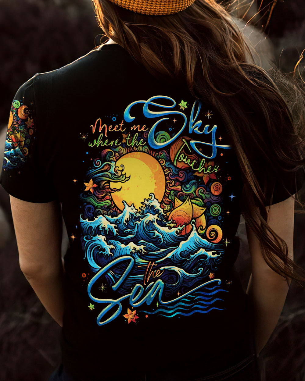 MEET ME WHERE THE SKY ALL OVER PRINT - TLNO2405231