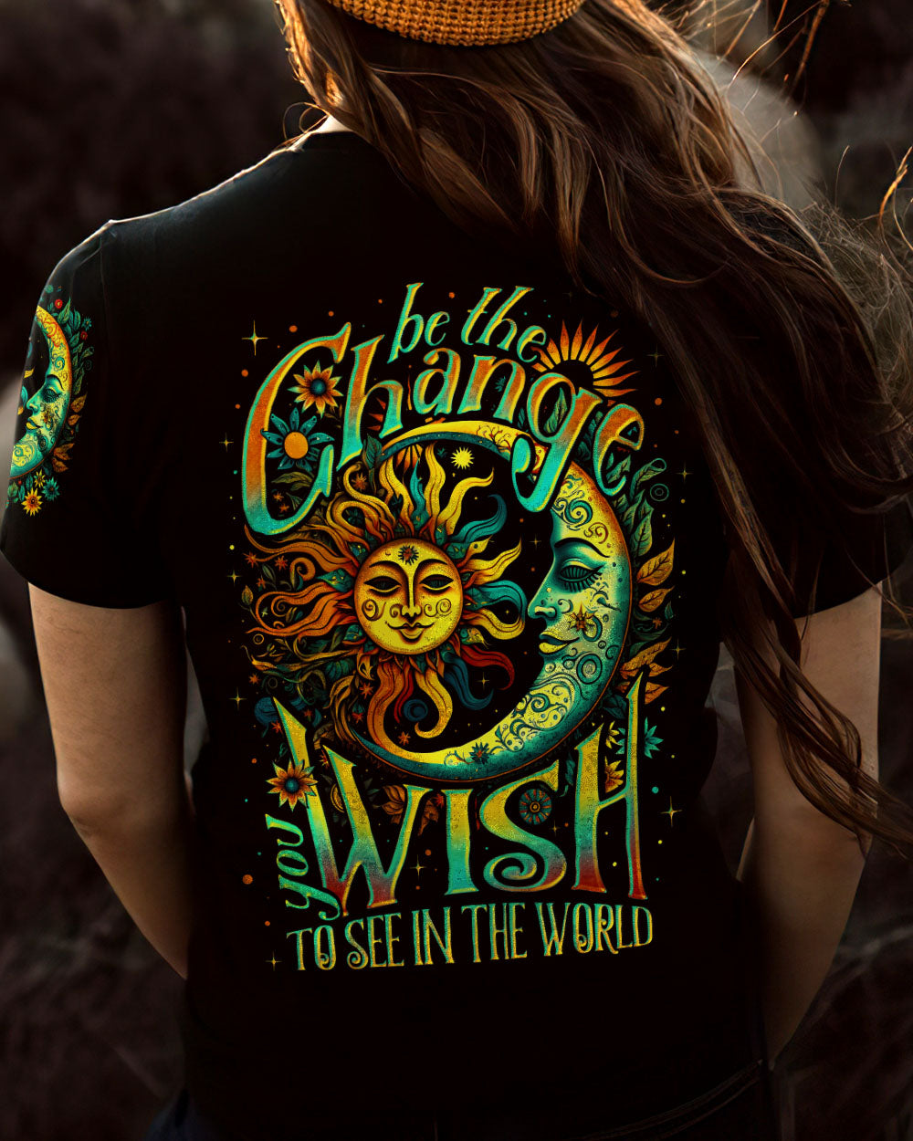 BE THE CHANGE YOU WISH ALL OVER PRINT - TY1105232