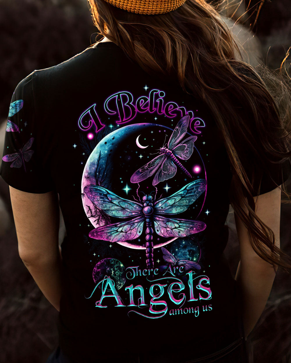 I BELIEVE THERE ARE ANGELS AMONG US ALL OVER PRINT - TY1904234