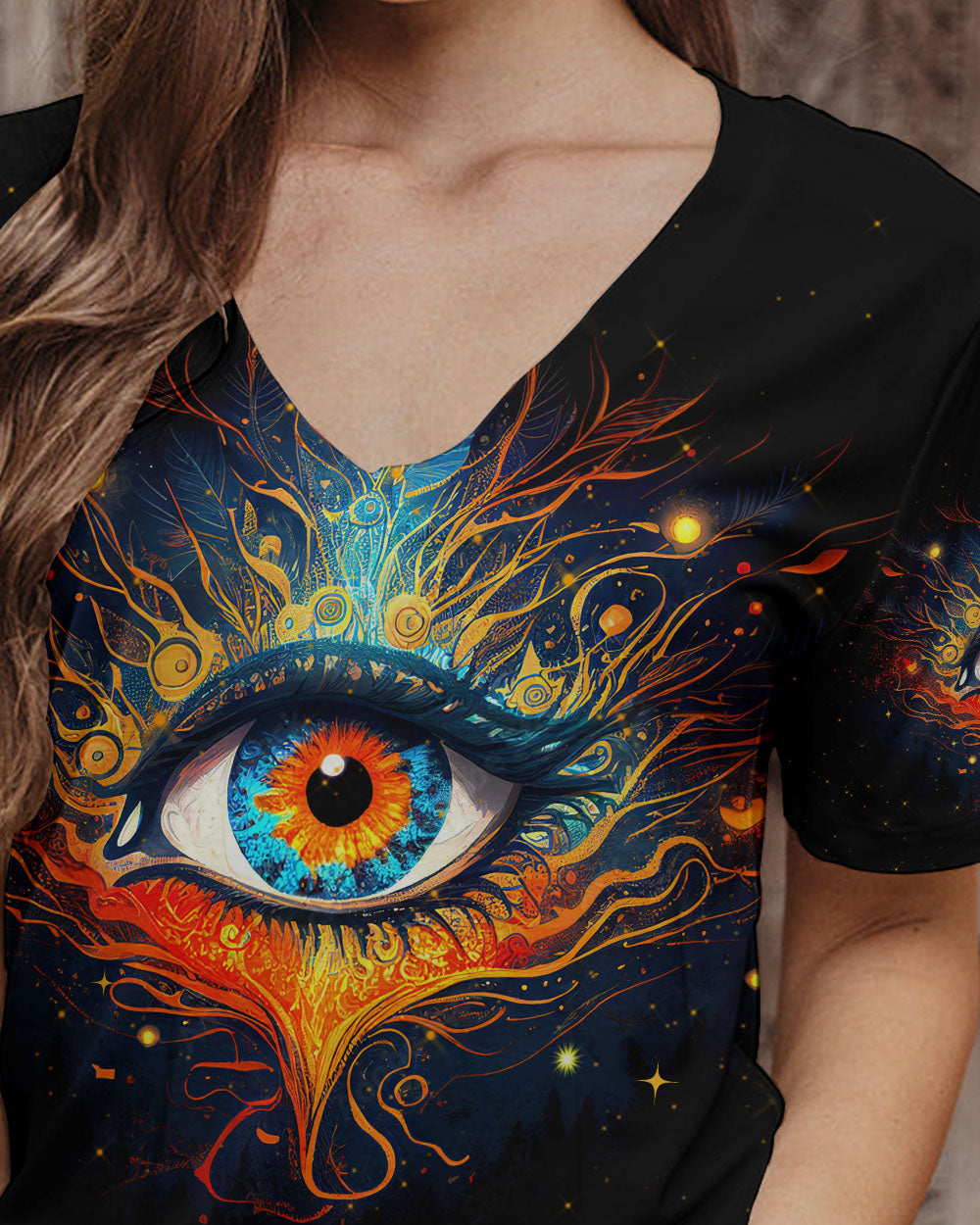 THE EYES ARE USELESS WHEN THE MIND IS BLIND ALL OVER PRINT - TYTM0804231