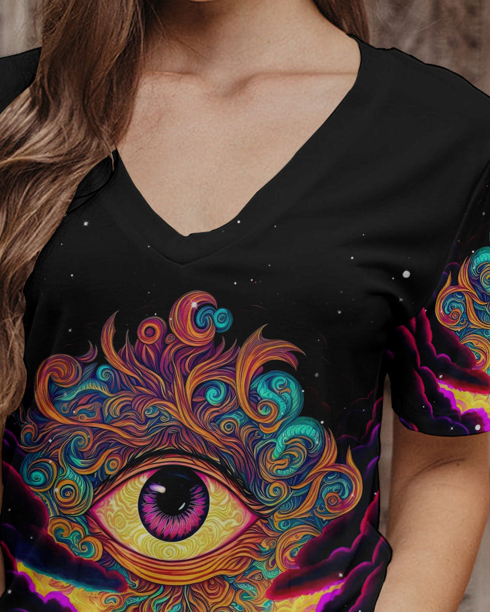 THE EYES ARE USELESS WHEN THE MIND IS BLIND ALL OVER PRINT - TLNT0405233