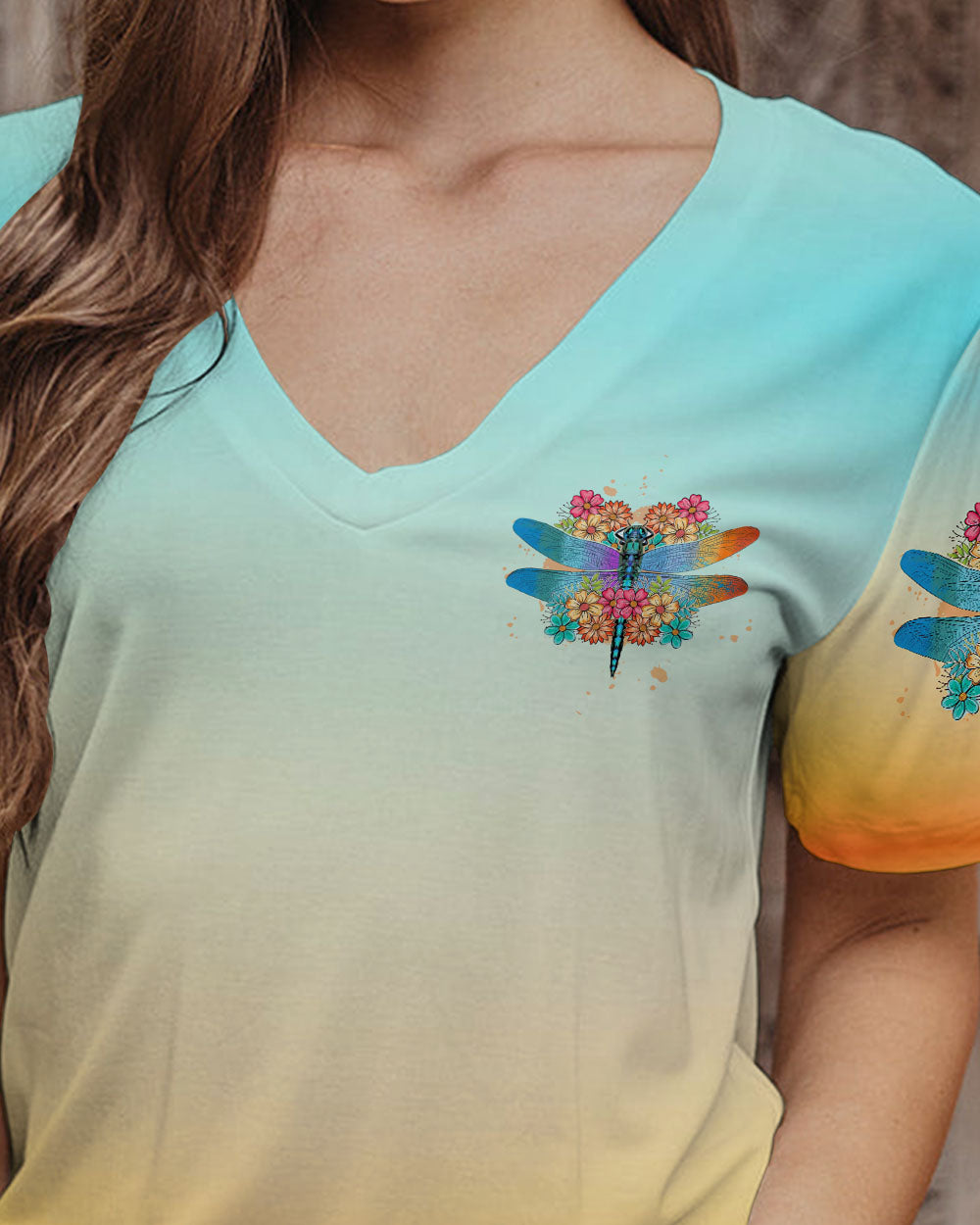 ONCE YOU BECOME FEARLESS DRAGONFLY ALL OVER PRINT - TLTW1205231