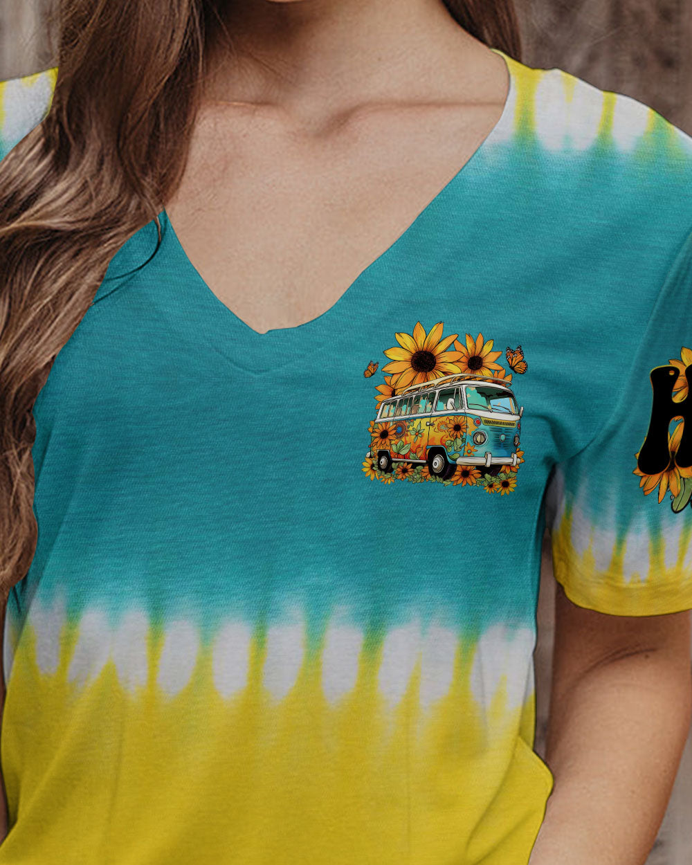 SHE WAS LIFE ITSELF SUNFLOWER ALL OVER PRINT - TLTW0805232