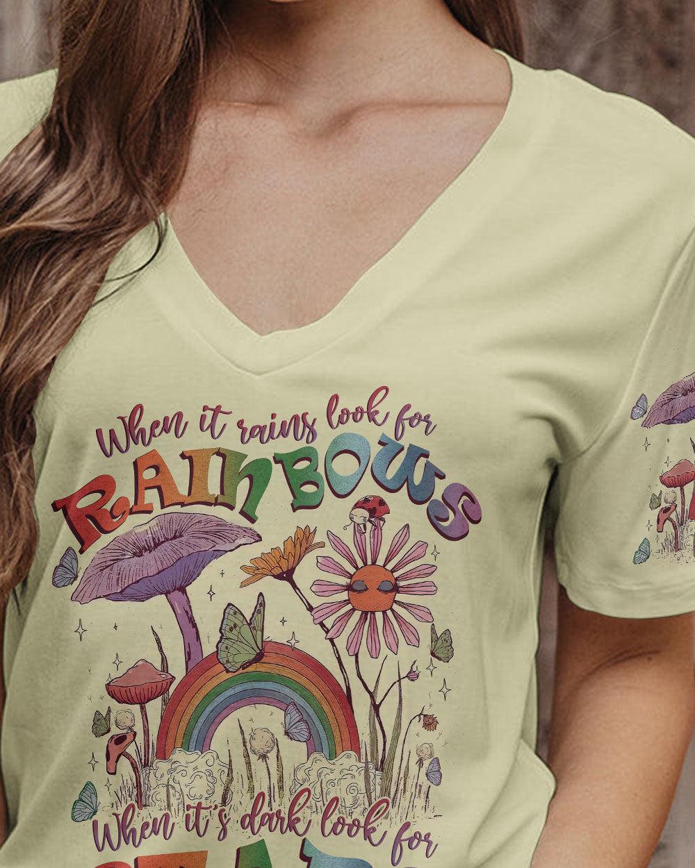WHEN IT'S RAINS LOOK FOR RAINBOWS ALL OVER PRINT - TLNZ1305231