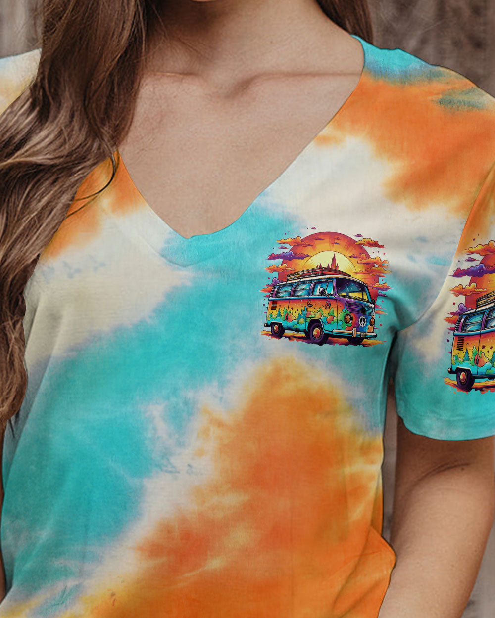 DON'T WORRY BE HIPPIE TIE DYE ALL OVER PRINT - TLTR2205232